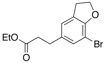 Ethyl 3-(7-Bromo-2,3-dihydro-1-benzofuran-5-yl)propanoate