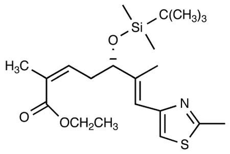 Ethyl (2Z,5S,6E)-5-[[tert-Butyl(dimethyl)silyl]oxy]-2,6-dimethyl-7-(2-methyl-1,3-thiazol-4-yl)hepta-2,6-dienoate