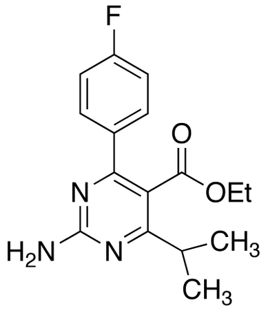 Ethyl 4-(4-Fluorophenyl)-6-isopropyl-2-amino-pyrimidine-5-carboxylate