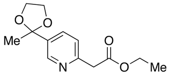 Ethyl 2-[5-(2-Methyl-1,3-dioxolan-2-yl)-2-pyridyl]acetate