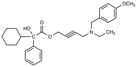 4-[N-Ethyl-(4-methoxyphenyl)methylamino]-2-butynyl-2-cyclohexyl-2-hydroxybenzene Acetate