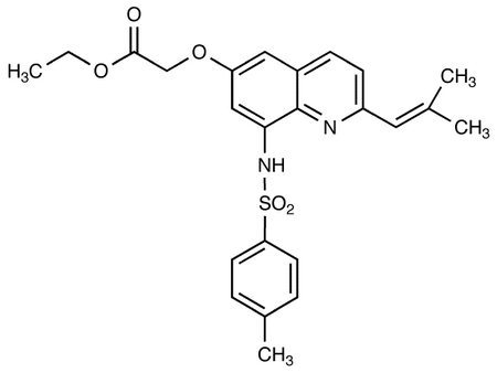 Ethyl 2-[2-(2-Methyl-1-propenyl)-6-quinolyloxy-8-p-toluenesulfonamido)acetate