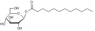 1-Oxododecyl β-D-glucopyranoside