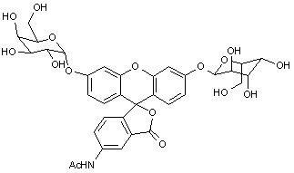 5-Acetamidofluorescein-di-(b-D-galactopyranoside)