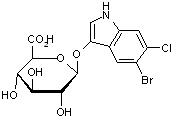 5-Bromo-6-chloro-3-indolyl β-D-glucuronide