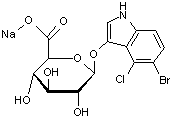 5-Bromo-4-chloro-3-indolyl β-D-glucuronide sodium salt