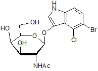 5-Bromo-4-chloro-3-indolyl 2-acetamido-2-deoxy-β-D-galactopyranoside