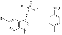 5-Bromo-3-indolyl phosphate p-toluidine salt