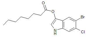 5-Bromo-6-chloro-3-indolyl caprylate