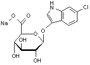 6-Chloro-3-indolyl β-D-glucuronide sodium salt