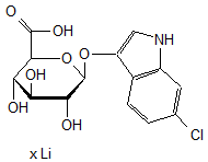 6-Chloro-1H-indol-3-yl β-D-glucuronide