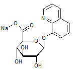 8-Hydroxyquinoline β-D-glucuronide sodium salt