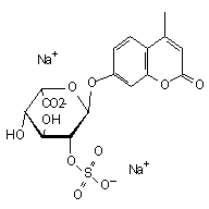 4-Methylumbelliferyl α-L-idopyranosiduronic acid 2-sulphate disodium salt