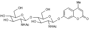 4-Methylumbelliferyl N-N-diacetyl-β-D-chitobioside