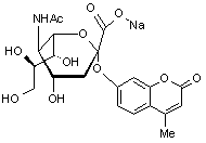 4-Methylumbelliferyl N-acetyl-α-D-neuraminic acid sodium salt