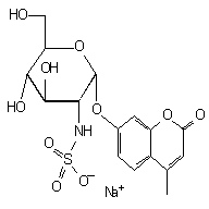 4-Methylumbelliferyl 2-deoxy-2-sulfamino-α-D-glucopyranoside sodium salt