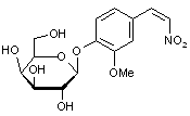 [2-Methoxy-4-(2-nitrovinyl)phenyl] β-D-galactopyranoside