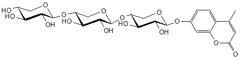 4-Methylumbelliferyl-β-D-xylotrioside