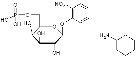 2-Nitrophenyl β-D-galactopyranoside-6-phosphate cyclohexylammonium salt