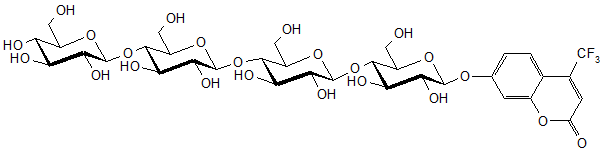 4-(Trifluoromethyl)umbelliferyl-β-D-cellotetraoside