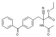 N-Acetyl-α-cyano-p-benzoyl-D-L-phenylalanine ethyl ester