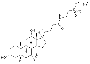 7-7-Azo-3-α-12-α-dihydroxytaurocholanic acid sodium salt
