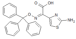(Z)-2-(2-Aminothiazol-4-yl)-2-trityloxyiminoacetic acid