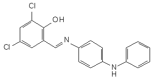 2-[[(4-Anilinophenyl)imino]methyl]-4-6-dichlorophenol