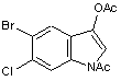 5-Bromo-6-chloroindolyl 1-3-diacetate