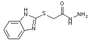2-(Benzimidazolylthio)acetic acid hydrazide