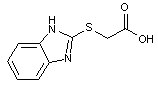 2-(Benzimidazolylthio) acetic acid