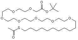 tert-Butyl-3-6-9-12-15-18-21-heptaoxa-34-keto-33-thiapentatriacontanoate
