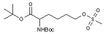 tert-Butyl 2-(tert-butoxycarbonylamino)-6-(methanesulfonyloxy)hexanoate
