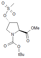 (2S- 4R)-Boc-γ-MsO-proline methyl ester
