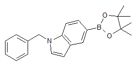 1-Benzyl-5-(4-4-5-5-tetraMethyl-[1-3-2]dioxaborolan-2-yl)-1H-indole