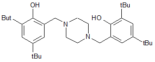 1-4-Bis(2-hydroxy-3-5-di-tert-butylbenzyl)piperazine