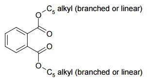 1-2-Benzenedicarboxylic acid- dipentyl ester- branched and linear