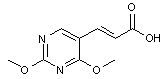 E-5-(2-Carboxyvinyl)-2-4-dimethoxypyrimidine