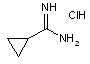 Cyclopropancecarboxamidine HCI