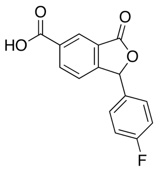 1-(4-Fluorophenyl)-1,3-dihydro-3-oxo-5-isobenzofurancarboxylic Acid