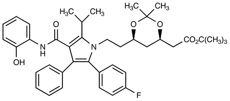 (6-[2-[2-(4-Fluoro-phenyl)-4-(2-hydroxy-phenylcarbamoyl)-5-isopropyl-3-phenyl-pyrrol-1-yl]-ethyl]-2,2-dimethyl-[1,3]-dioxane-4-yl)-acetic Acid, tert-B