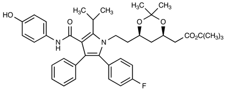 (6-[2-[2-(4-Fluoro-phenyl)-4-(4-hydroxy-phenylcarbamoyl)-5-isopropyl-3-phenyl-pyrrol-1-yl]-ethyl]-2,2-dimethyl-[1,3]-dioxane-4-yl)-acetic Acid, tert-B