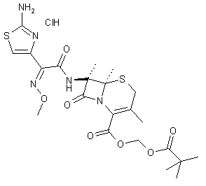 Cefetamet pivoxil hydrochloride