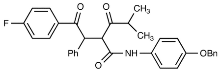 2-[2-(4-Fluorophenyl)-2-oxo-1-phenyl-ethyl]-4-methyl-3-oxo-pentanoic Acid, (4-Benzyloxy-phenyl)-amide