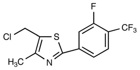 2-[3-Fluoro-4-(trifluoromethyl)phenyl]-4-methyl-5-chloromethyl Thiazole