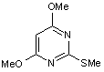 4-6-Dimethoxy-2-methylthiopyrimidine