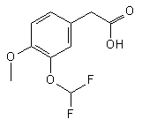 2-[3-(Difluoromethoxy)-4-methoxyphenyl]acetic acid
