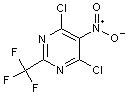 4-6-Dichloro-5-nitro-2-trifluoromethyl-pyrimidine