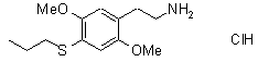 2-5-Dimethoxy-4-(propylsulfanyl)phenethylamine hydrochloride