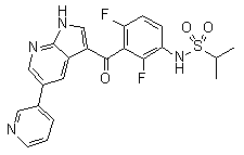 N-[2-4-Difluoro-3-[[5-(3-pyridinyl)-1H-pyrrolo[2-3-β]pyridin-3-yl]phenyl]-2-propanesulfonamide